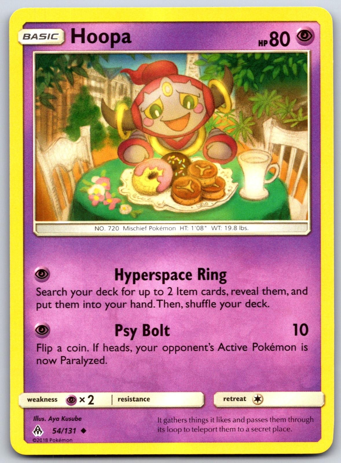 Hoopa 54 UC Forbidden Light Pokemon NM