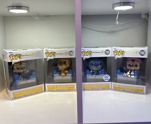 Funko Pop! Disney Set Of 4 People Mover Collection #1163 #1164 #1165 #1166 NIB!
