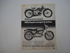 advertising Pubblicità 1981 MOTO GUZZI V35 V 35 IMOLA
