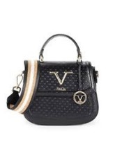 V Italia Versace 1969 Logo Crossbody Bag Black