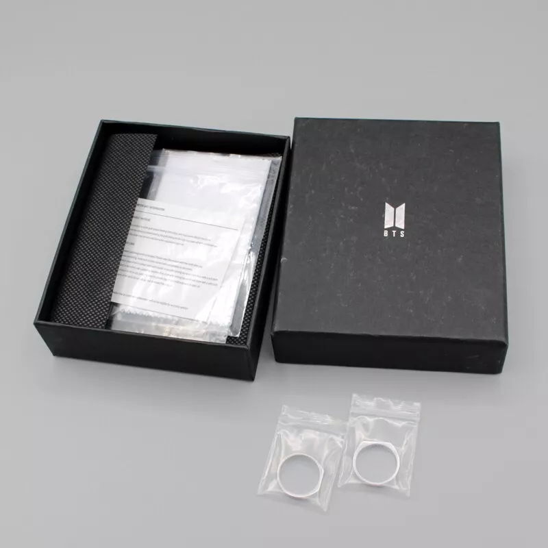 BTS Map Of The Soul Tour Official Sterling Silver Ring Size 12 US6 NO PHOTOCARD