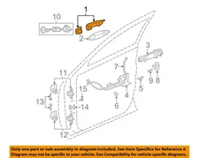 CHRYSLER OEM 04-05 Pacifica Front Door Lock Hardware-Handle, Outside TY23BB8AC