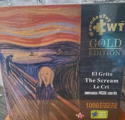 VERSIEGELT NEU - Wuunden Toy THE SCREAM Gold Edition 1000-teiliges Puzzle