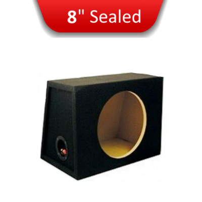 8'' Zoll Einzel Abgedichteter Schwarzer Teppich Subwoofer Sub Box Bass Gehäuse