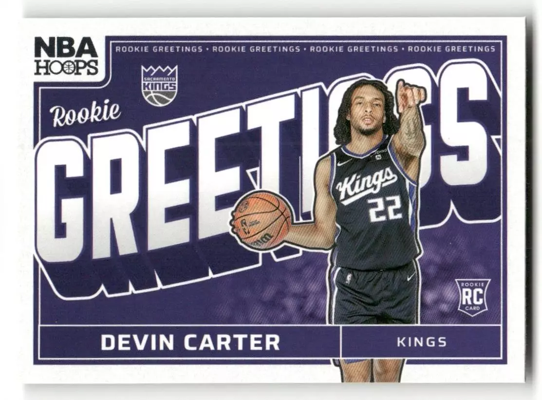Devin Carter trading card