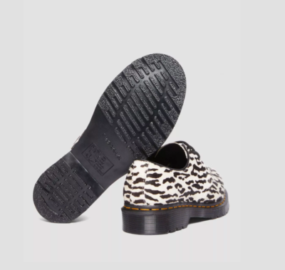 DR. MARTENS x WACKO MARIA 1461 Tiger Camo HAIR-ON SHOES MSRP$220