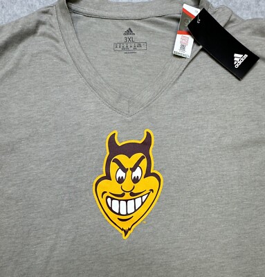 Adidas Women's Arizona State University (ASU) Sparky T-Shirt Size