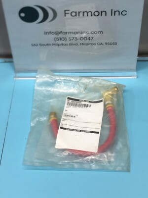 Varian Parker Push-Lok Red Hose 0068300401, 5/16 C-F, Brass Fittings, 185032