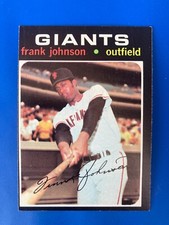 1971 topps baseball #128 Frank Johnson San Francisco Giants NM+ (OC)