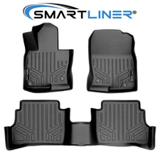 SMARTLINER Custom Fit Floor Mats 2 Row Liner Set OEM TPE 2017-2025 Mazda CX-5
