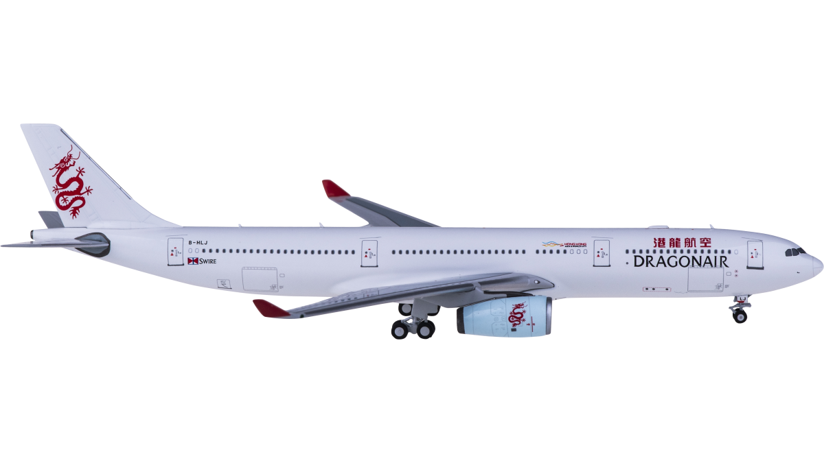 NG Models DRAGON AIR 港龍航空 AIRBUS330-300 1:400 NG Model DRAGONAIR AIRBUS A330-300 Passenger Airplane