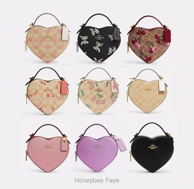 [コーチ] hearts シリーズ ハート ショッピングバッグ トートバッグ NWT COACH Heart Crossbody Valentine's Day | eBay