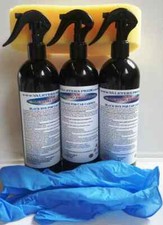 3x 500ml Black Dye For Car Interior Carpet Renovation Spray Bottle Gloves Sponge