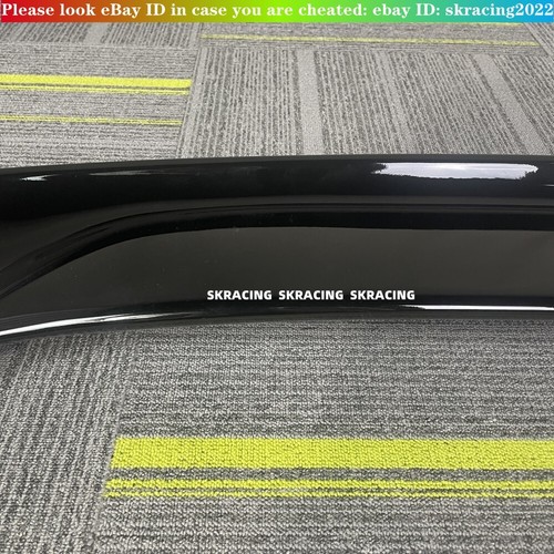 Black+Red ABS Rear Roof Wing Spoiler Kits Fit For Hyundai Veloster 2012~2017 - Picture 11 of 13