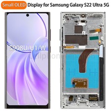 New OLED Display LCD Touch Screen For Samsung Galaxy S22 Ultra S908U/U1/W White