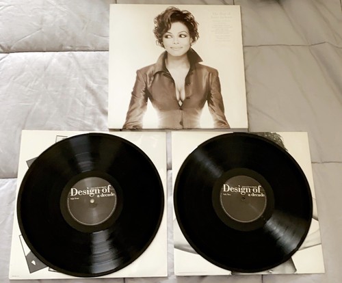 Janet Jackson Design Of A Decade 1986-1996 LP vinyl record Used RARE Janet #1’s - Picture 8 of 10