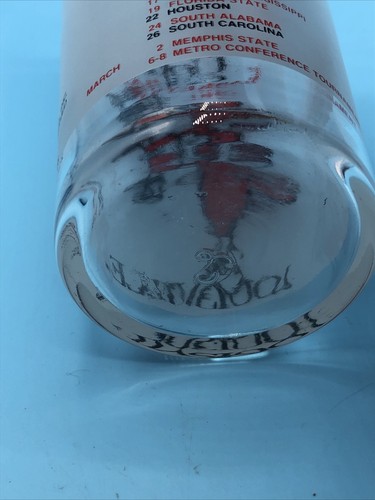 Vintage 1985 1986 University of Louisville Cardinals Basketball Drinking Glass - Picture 6 of 6