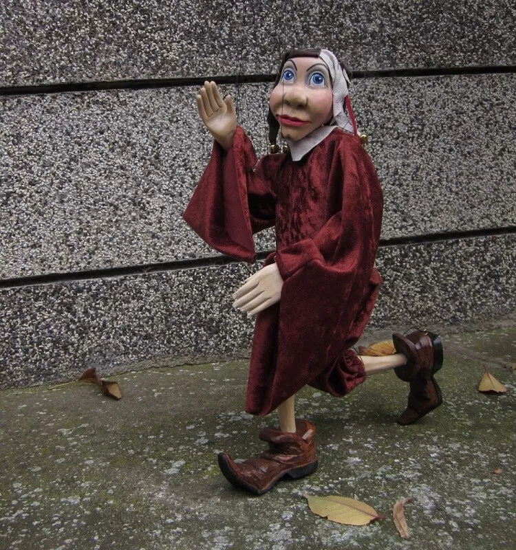 Little Jester - Handmade Marionette Puppet