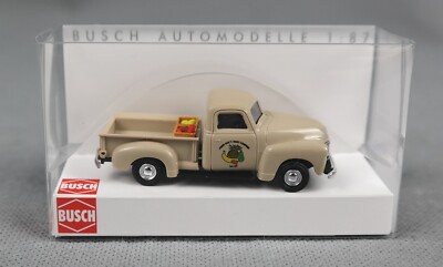 BUSCH 48245 (H0,1:87) Chevrolet Pick-Up, Fruit Company mit Obstladung NEU 2024!