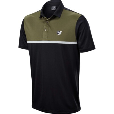 Wilson Men`s 3 Tone Herren Poloshirt Gr. S Tennis Golf UVP 59   *I22*