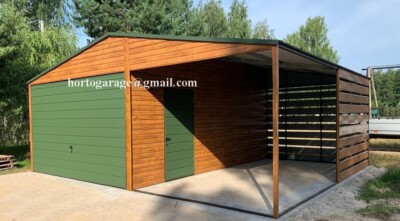 5x5 Metallgarage Blechgarage GERÄTESCHUPPEN Garage Container Versteck Autogarage