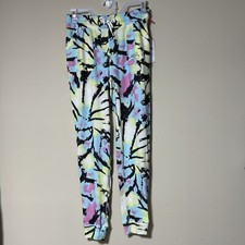 Justice Tye Dye Joggers Size L 12-14 . NWT Soft With Pockets. Ankle Length.