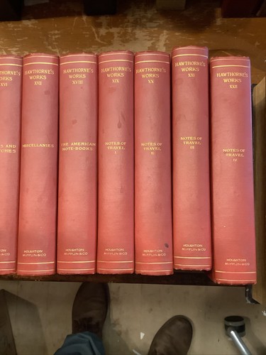 Nathaniel Hawthorne 22 Volume Set Houghton Mifflin 1900 - Picture 4 of 10