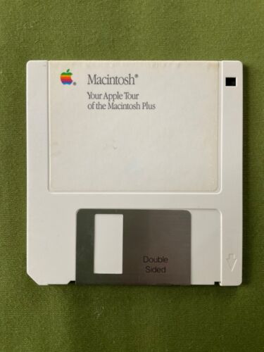 VINTAGE 1988 MACINTOSH YOUR APPLE TOUR OF THE MACINTOSH PLUS 3.5 FLOPPY DISK MAC - Picture 1 of 2