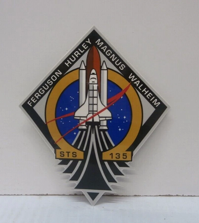 NASA Sticker Space Shuttle Exploration Mission Collectibles for