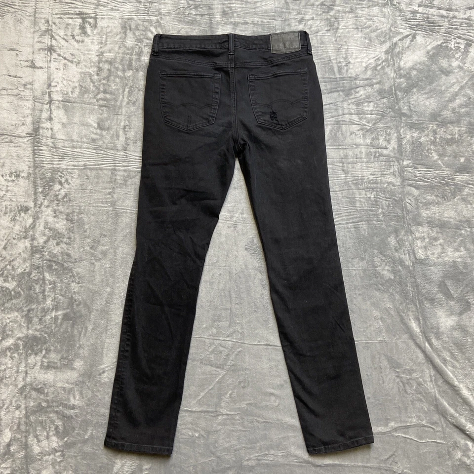 Мужские джинсы American Eagle Airflex+ искусственно состаренные узкие размер 32x34 черная джинсовая ткань - Изображение 2 из 4