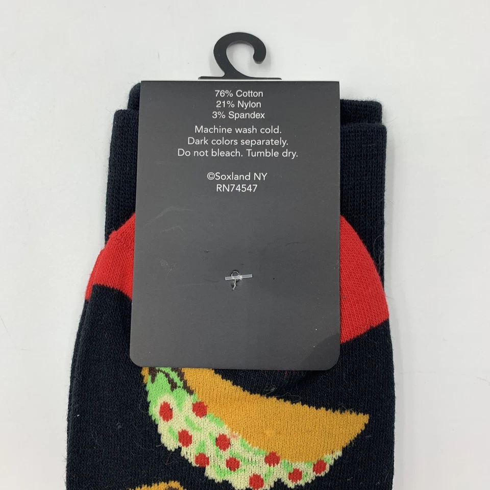 Tacos de comida mexicana Sombrero para hombre 9-11 negro rojo martes Davco 72 Foto 3 de 3