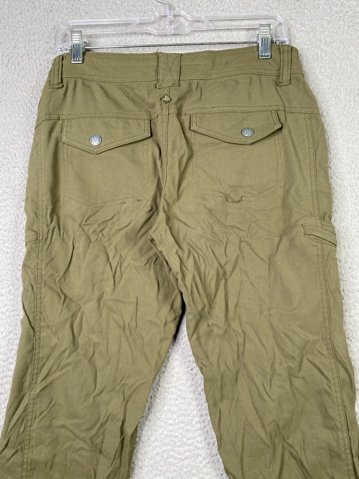 prana halle tall nylon stretch zip pocket cargo pants