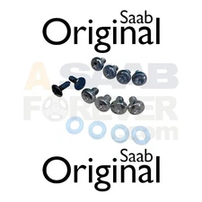 Saab License Plate Mounting Kit OEM 12804284 9‑3 9‑5 900 9000 1994–2012 NEW
