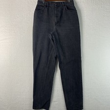 Vintage Gitano Mom Jeans Women's Size 12 Long Black Denim High Rise
