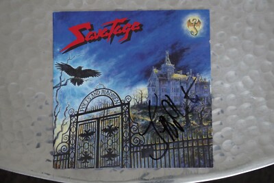 Savatage - Poets and Madmen CD album signed / autograph / autographed