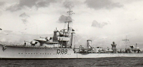 British Royal Navy HMS Wren by Marius Bar Photo 5.5x3.5