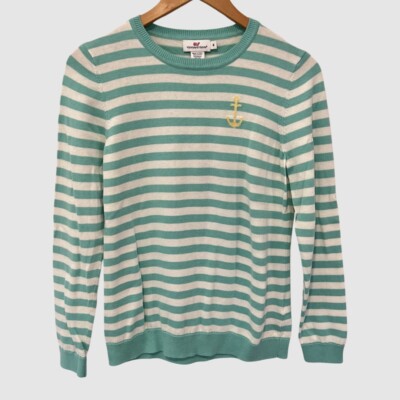 Vineyard Vines Women's Crewneck Stripe Pullover Cotton/Silk