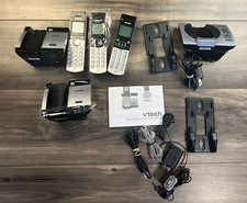Lot of 3 Various VTech Cordless Phone Charging Bases  Phones CS6929 CS5119 READ