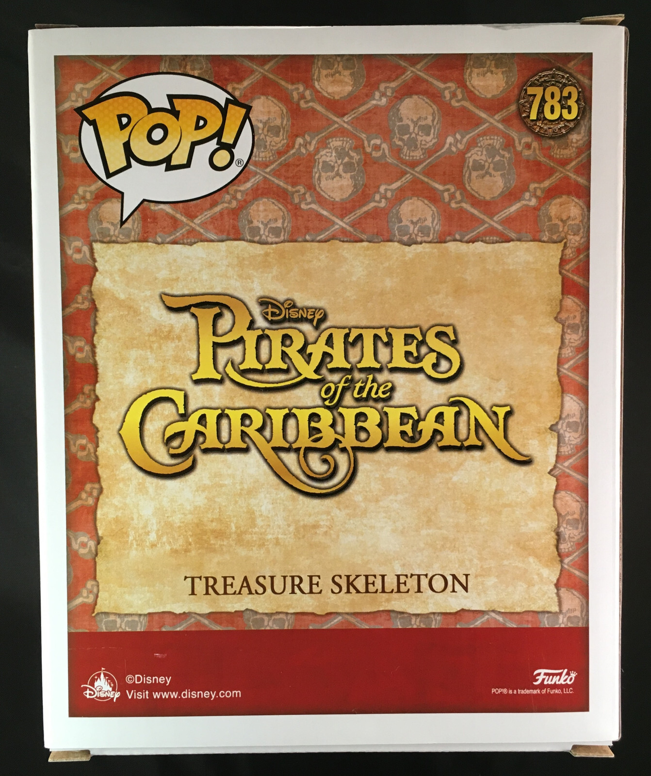 Funko Pop Disney Treasure Skeleton Pirates of the Caribbean 783 FAST