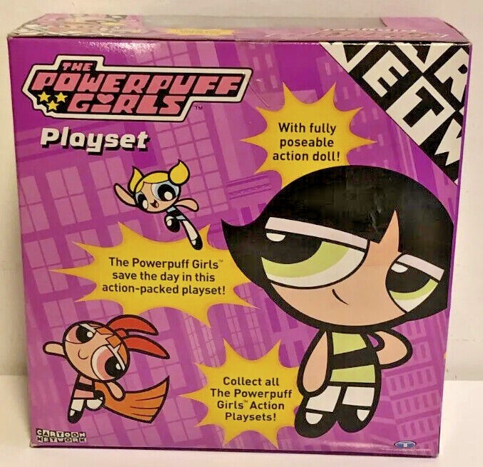 Vintage The Powerpuff Girls フレシノ着用 M-L Vintage POWERPUFF GIRLS 8” BUBBLES Plush Applause 2000 New