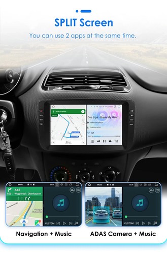 Autoradio Navigatore Android 13 2+32gb per Fiat Punto EVO Fiat Linea 2012-2015 - Afbeelding 20 van 20