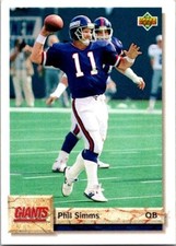 1992 Upper Deck Phil Simms