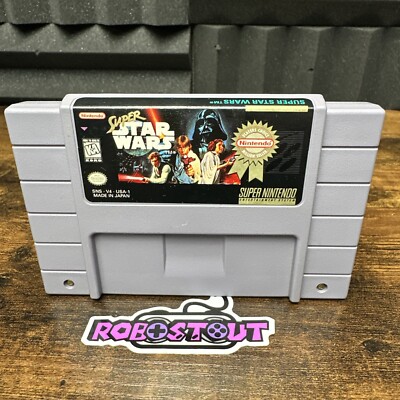 Super Star Wars  (Super Nintendo) SNES Cleaned, Tested & Authentic 