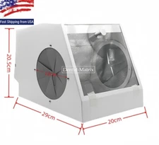 Dental Sandblasting Dust-proof Case LED Grinding Polishing Box Lapping Protector