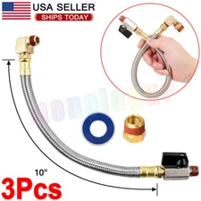 Extended Tank Drain Valve Assembly Kit for Air Compressor Including 10 Inches