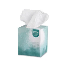 4x Boxes of Kleenex Naturals Facial Tissue, 2-Ply, White, 90 Sheets/Box (21272)