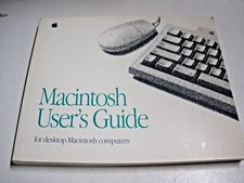 Apple Macintosh User's Guide Vintage Retro Rare Book