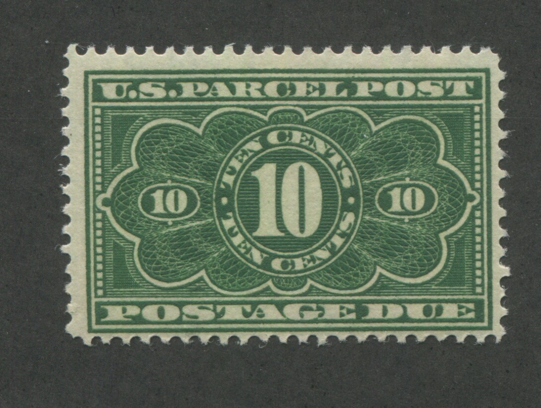 1913 United States Parcel Post Postage Due Stamp #JQ4 Mint Light