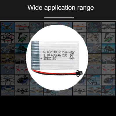 Vhbw Batterie De Rechange Pour Drone Revell Quadcopter Atomium 23986 – 300mAh 3,7V Li-Po – Compatible 43935