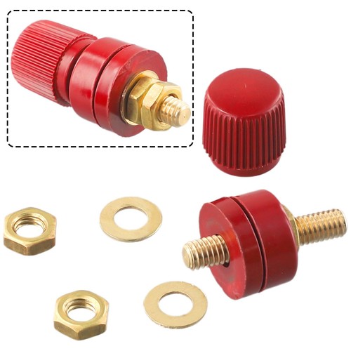 Latest Post Terminal Connectors Engine Junction New Red Replacement Set - Picture 6 of 12